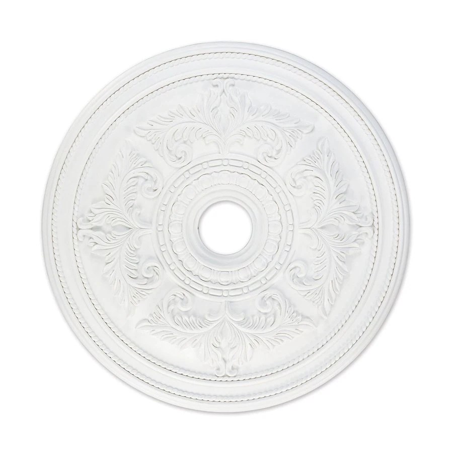 Shop Livex Lighting White Ceiling Medallion at