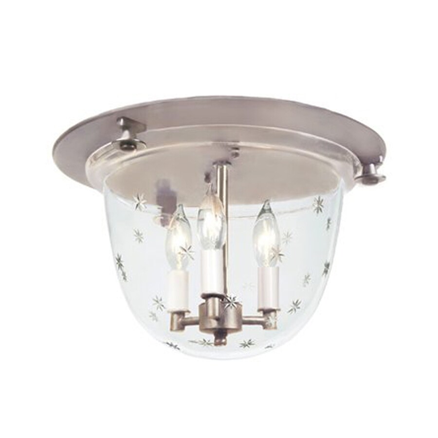 Shop JVI Designs Mclean 14in W Pewter Ceiling Flush Mount Light at
