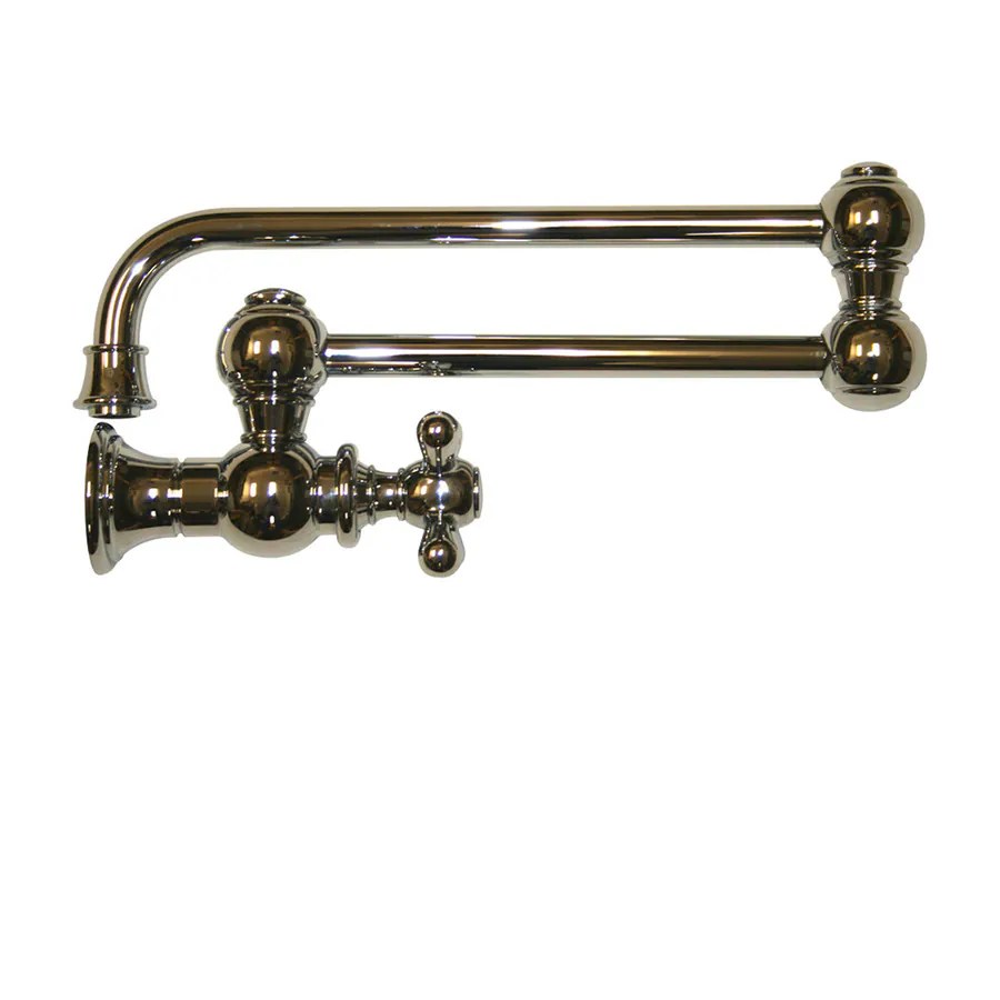 Whitehaus Collection Vintage III Polished Chrome 1Handle Wall Mount