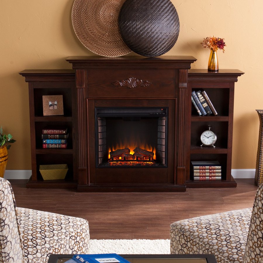 Boston Loft Furnishings 70.25in W 4700BTU Espresso Wood Veneer Fan