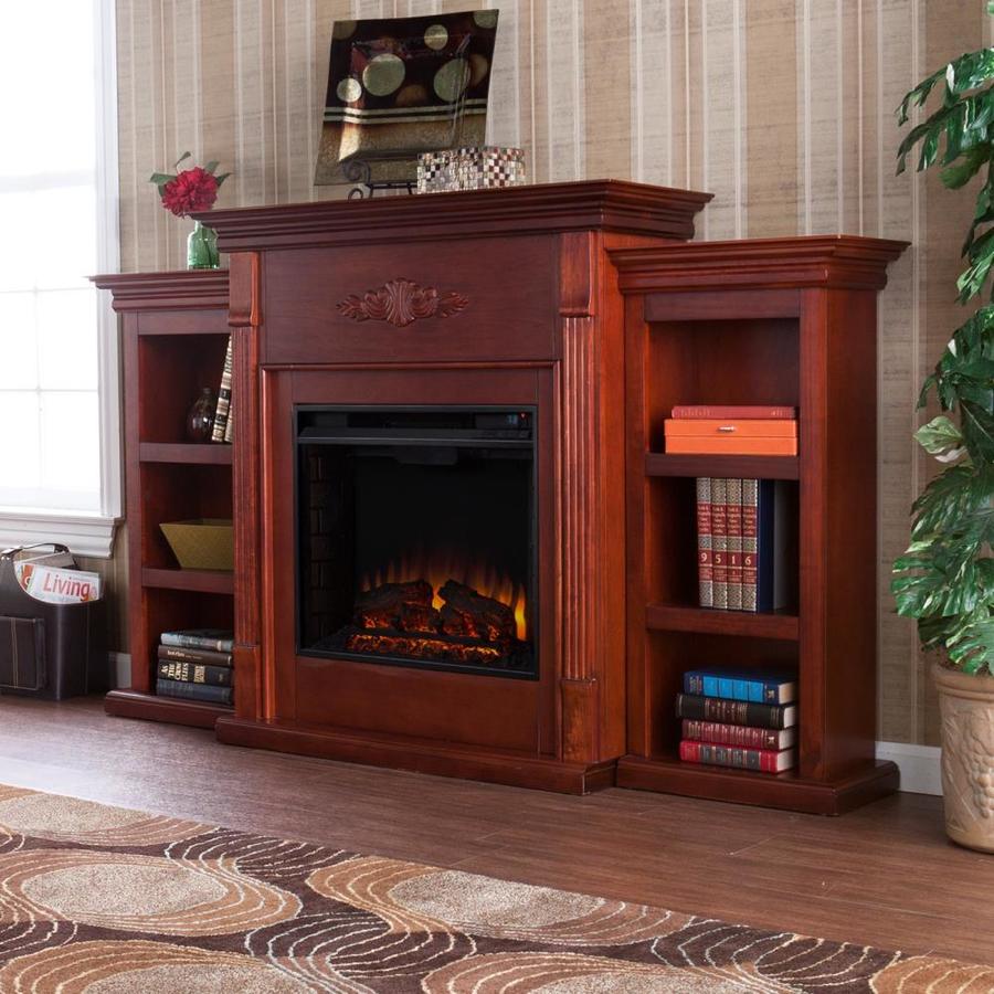 Boston Loft Furnishings 70.25in W 4700BTU Classic Mahogany Wood