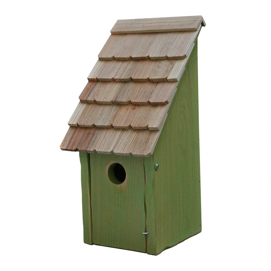 Heartwood 8in W x 16in H x 8in D Green Apple Bird House in the Bird