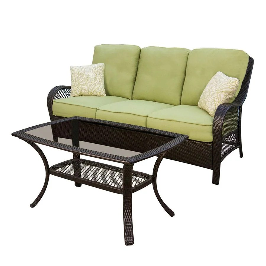 Hanover Outdoor Furniture Orleans 2Piece Wicker Frame Patio