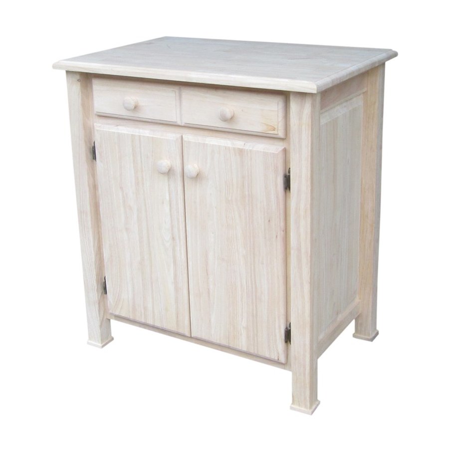 International Concepts Brown Farmhouse Kitchen Island at