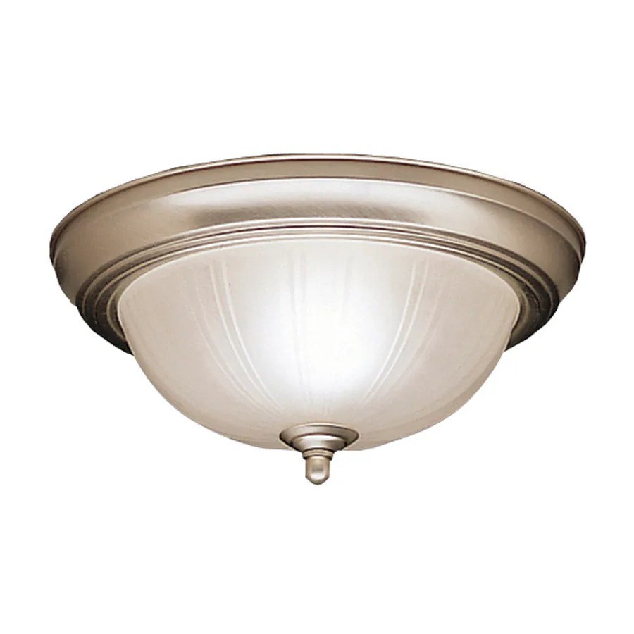 Shop Kichler Lighting 11.5in W Brushed Nickel Ceiling Flush Mount