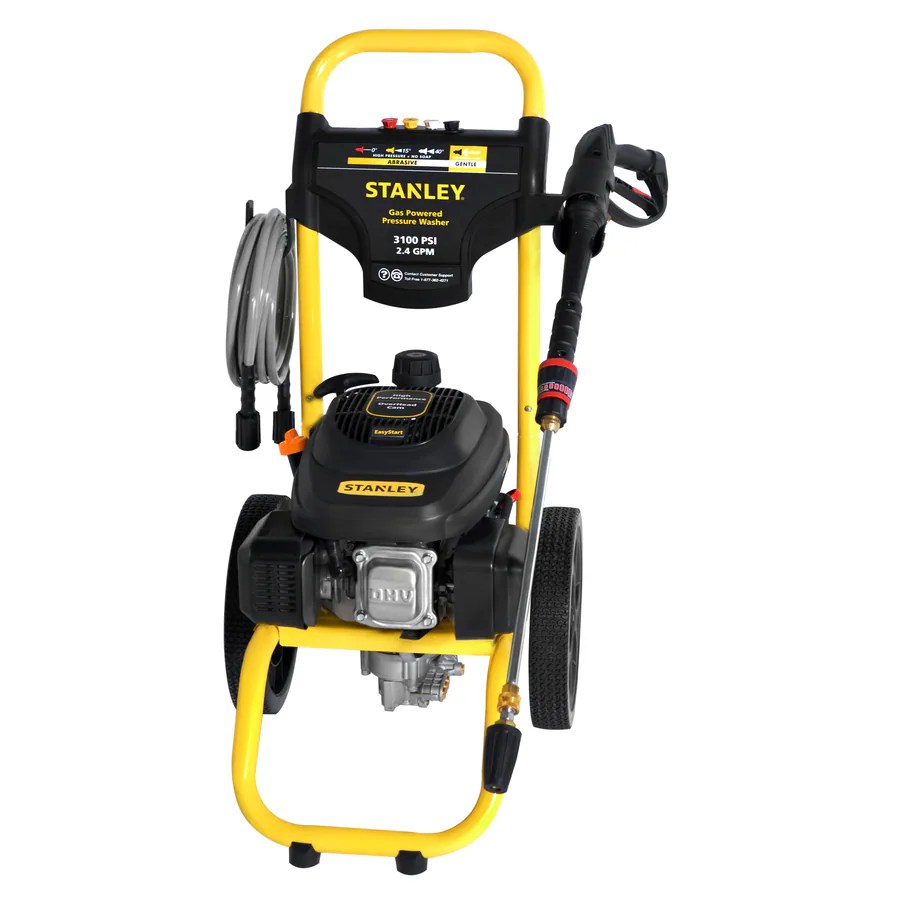 Stanley SXPW 3100PSI 2.4GPM Cold Water Gas Pressure Washer at