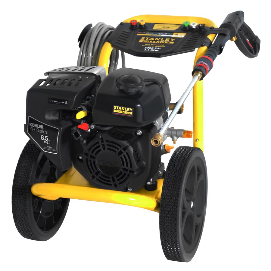 Stanley SXPW 3300PSI 2.4GPM Cold Water Gas Pressure Washer with
