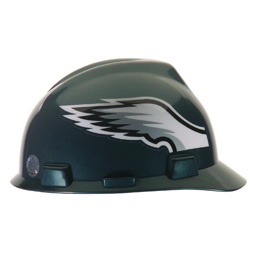 MSA Standard Size Philadelphia Eagles NFL Hard Hat in the Hard Hats