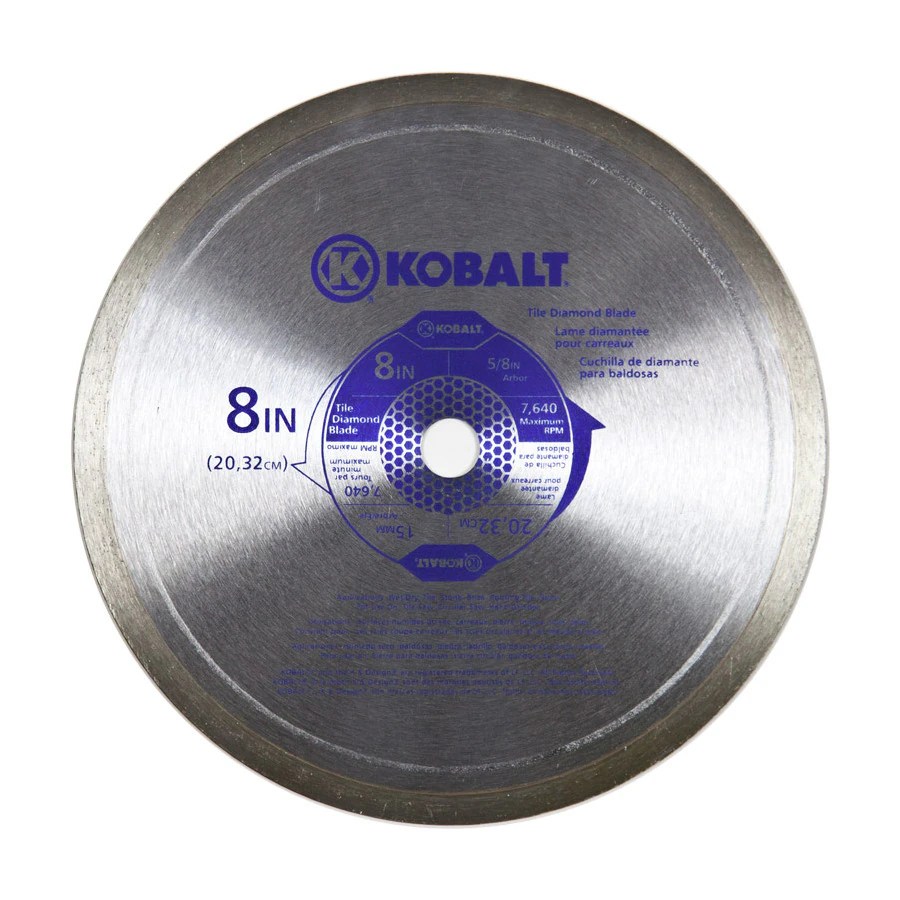 Shop Kobalt 8in 1Tooth Wet or Dry Continuous DiamondTipped Steel