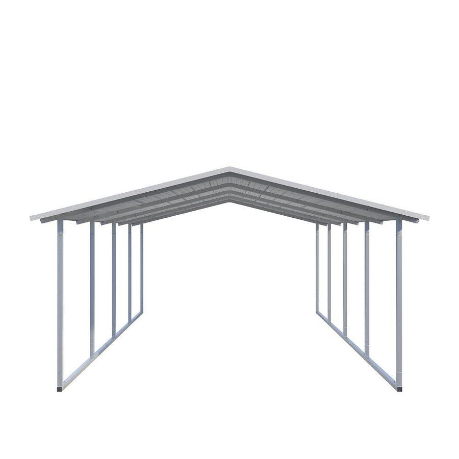 VersaTube 14.875ft x 20ft White Metal Carport in the Carports