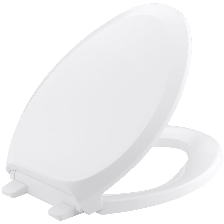 KOHLER Quiet Close GripTight French Curve White Elongated SlowClose