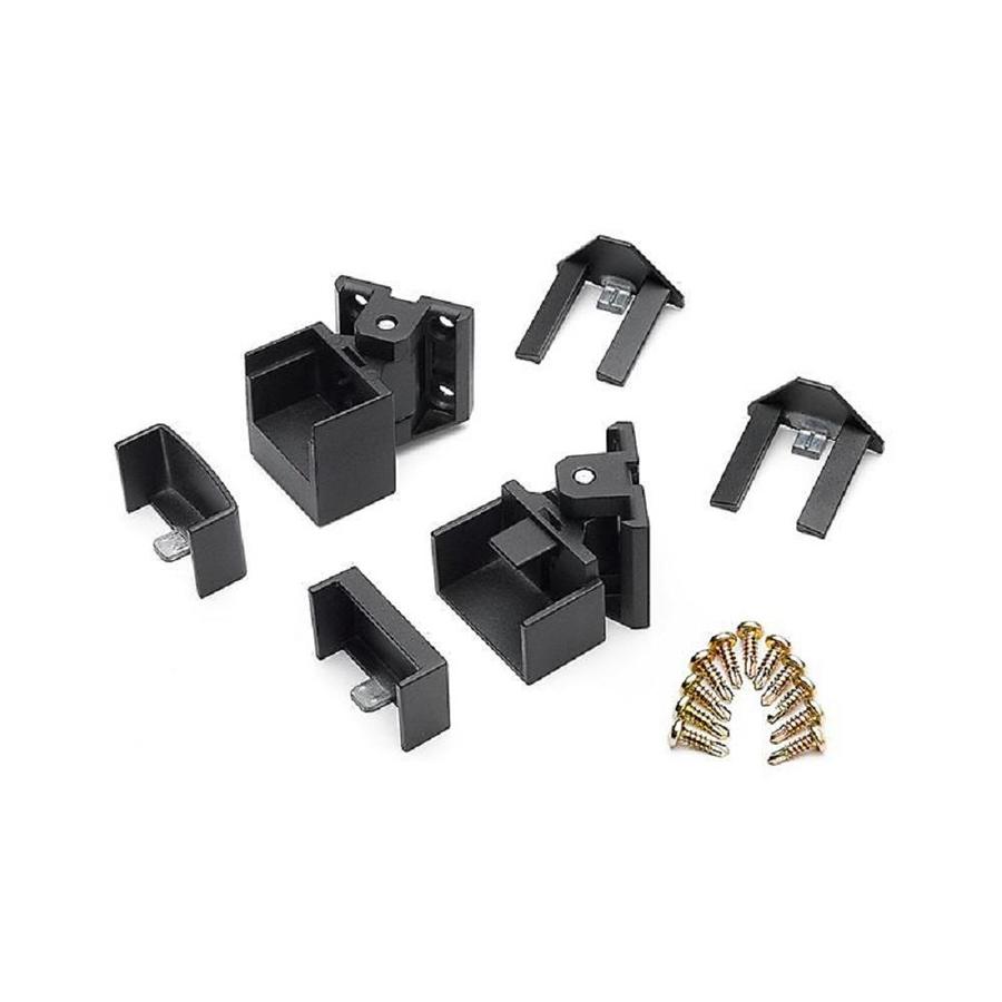 Trex Signature Compound Swivel Bracket (2packTop and Bottom)Charcoal Black in the Handrail