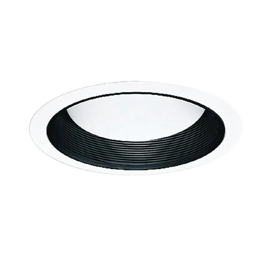 AllPro 6in Black Baffle Recessed Lighting Trim at