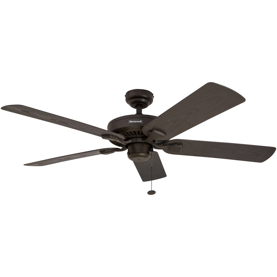 Honeywell Belmar 52in Bronze Indoor/Outdoor Downrod Ceiling Fan (5