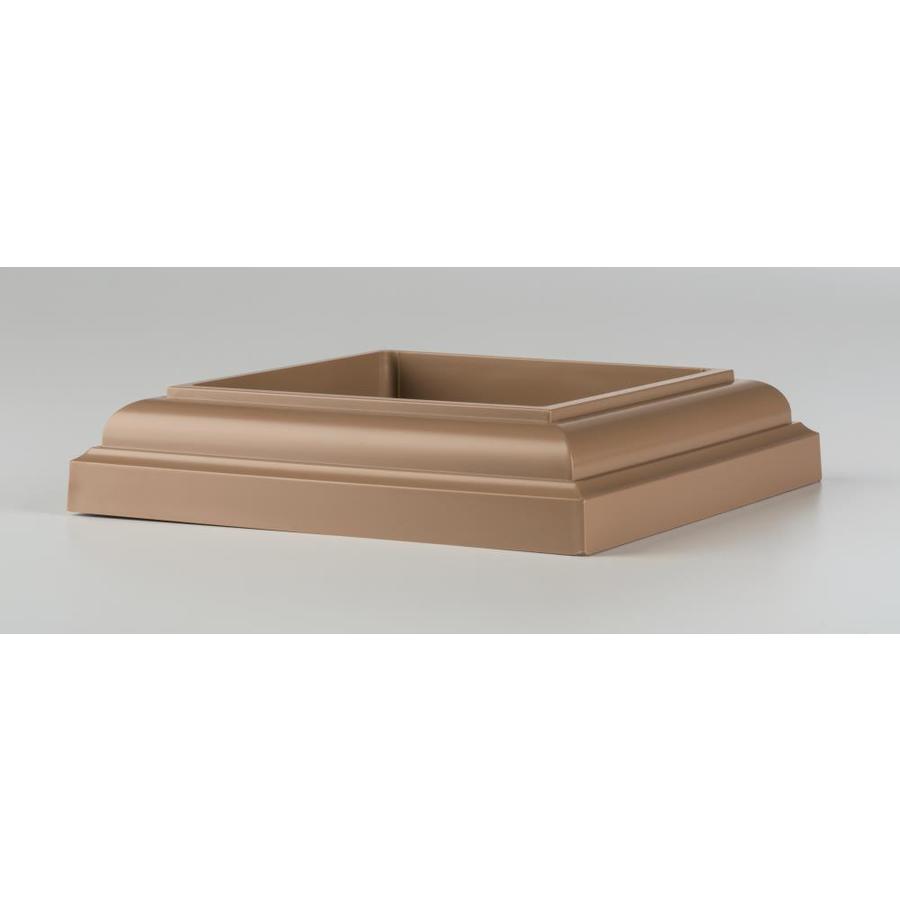 AZEK Brownstone Composite Deck Post Skirt at