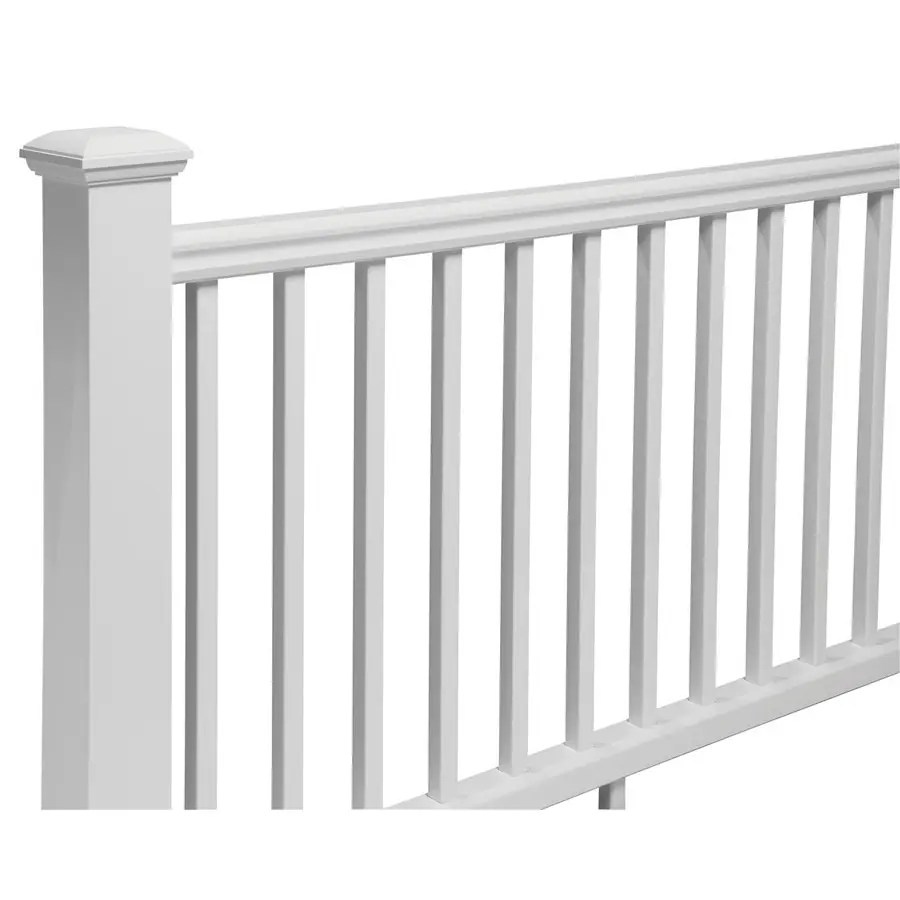 TimberTech (Assembled 7.7ft x 3ft) RadianceRail Express White Square