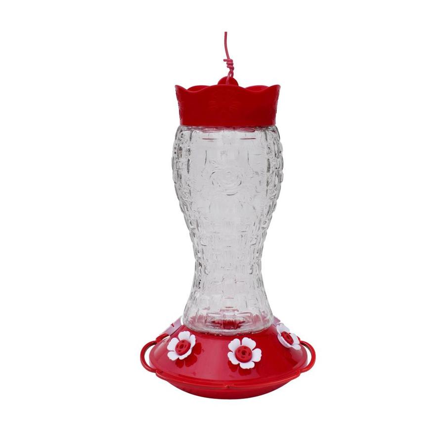 Garden Treasures Glass Hummingbird Feeder at
