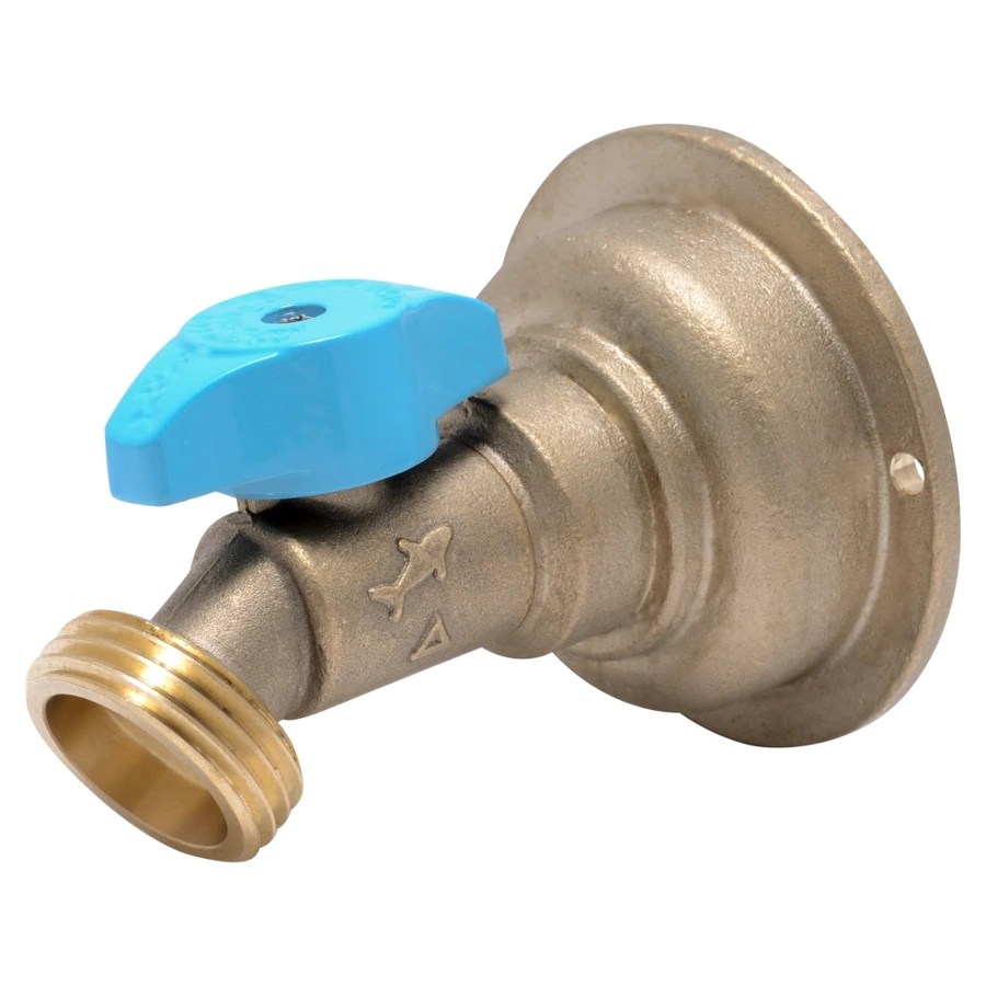 SharkBite L x 3/4in PushtoConnect Brass Quarter Turn Hose Bibb in