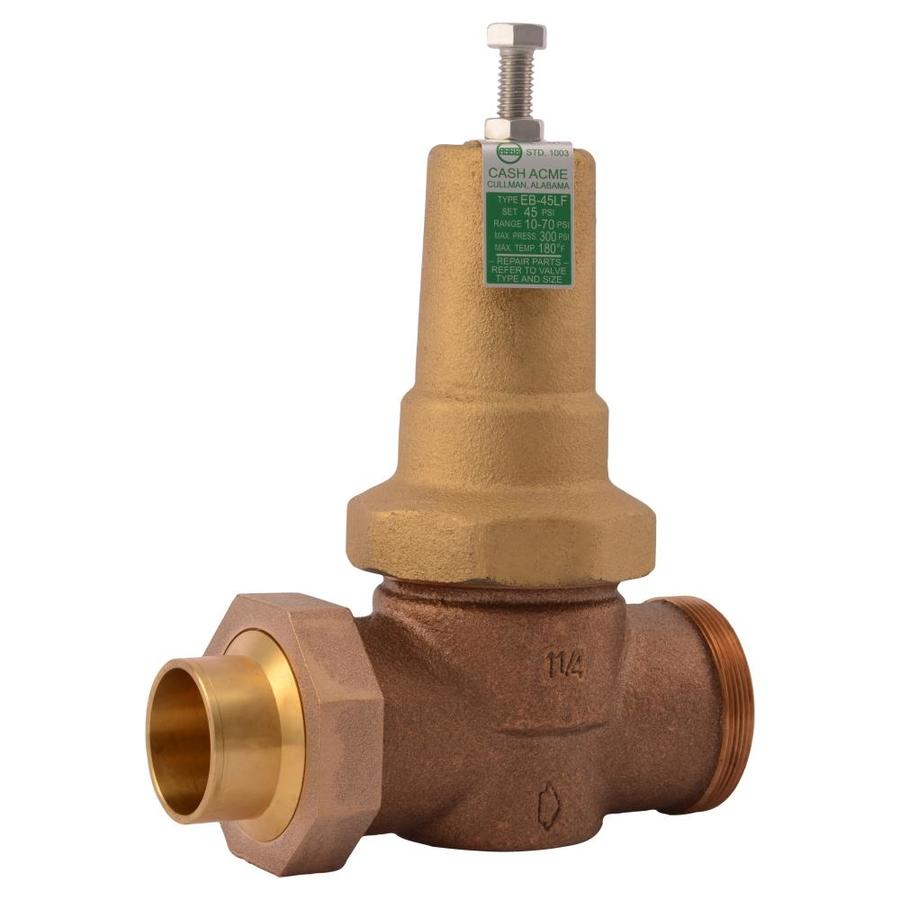 Cash Acme EB45 Brass 11/4in Copper Sweat Pressure