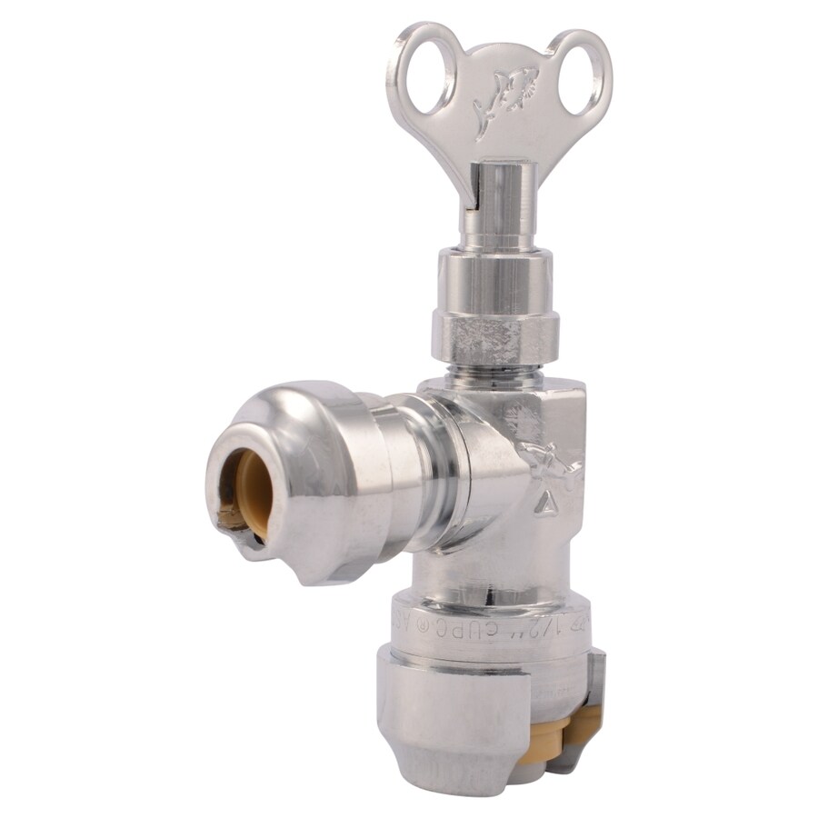 SharkBite Brass 1/2in PushtoConnect x 1/4in PushtoConnect Quarter