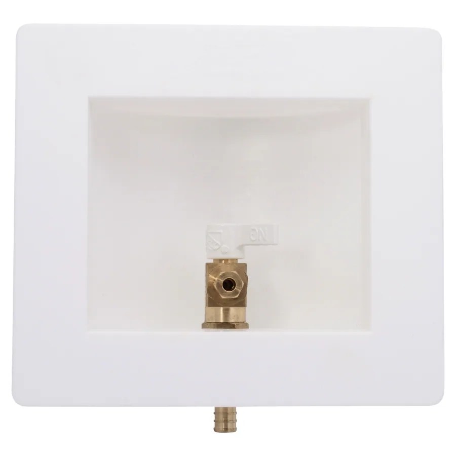 SharkBite Quarter Turn Ball Valve PEX Ice Maker Outlet Box at