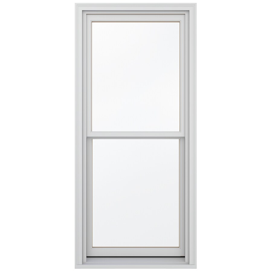 Shop JELDWEN Wood Double Pane Annealed Egress Double Hung Window