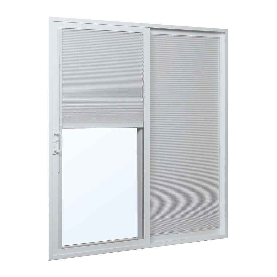 ReliaBilt 72in x 80in Blinds Between The Glass White Vinyl LeftHand