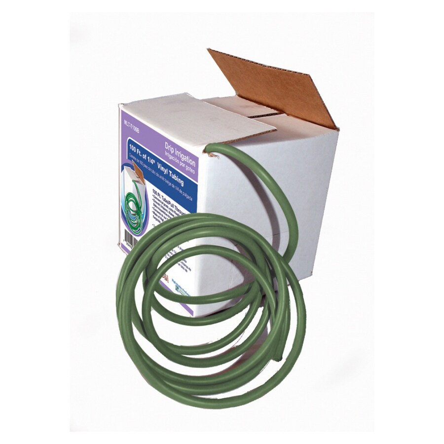 Mister Landscaper 0.170in ID x 100ft PVC Green Black Vinyl Tubing at