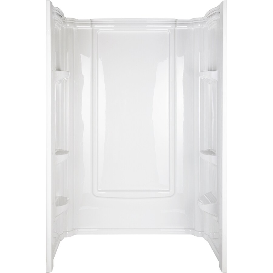 Aqua Glass Eleganza Shower Wall Surround OnePiece 34in X