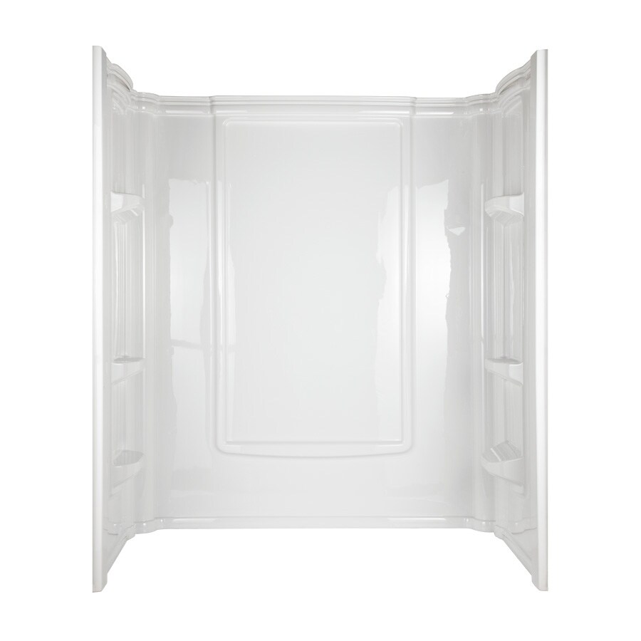 Aqua Glass Eleganza Shower Wall Surround OnePiece X; Actual