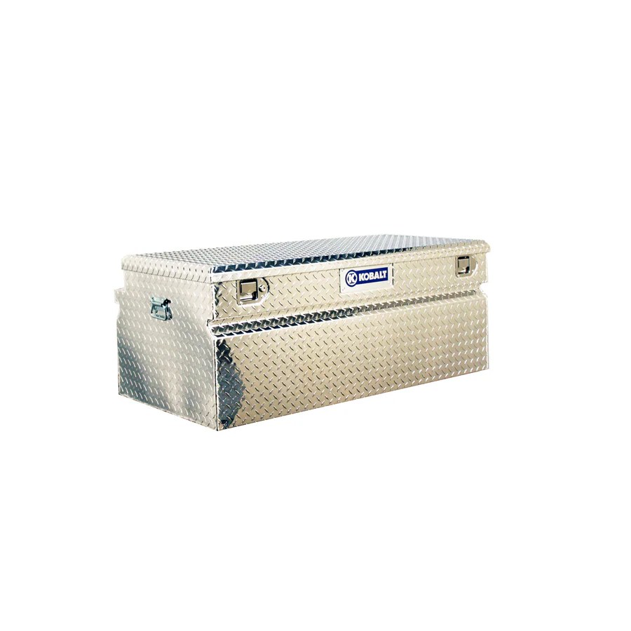 Kobalt 48in x 24in x 18in Aluminum Universal Truck Tool Box in the