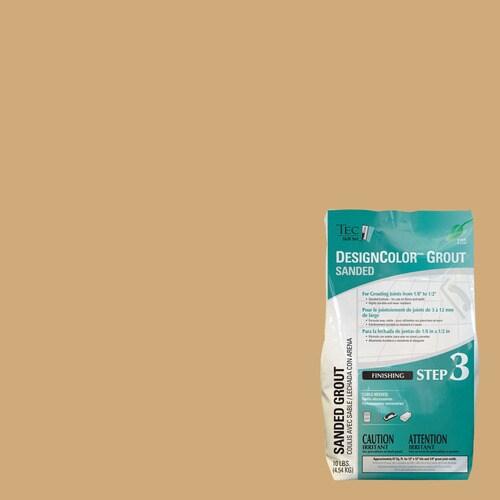 TEC 10lb Almond Sanded Grout in the Grout department at