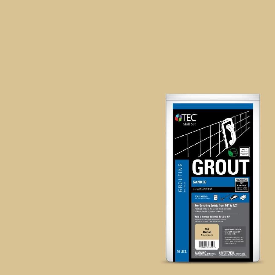 TEC Skill Set 10lb Almond Powder Sanded Grout at