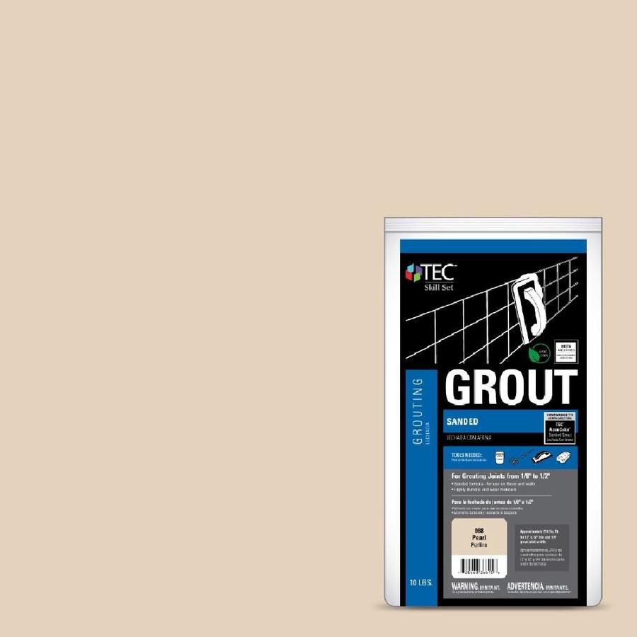 TEC Skill Set 10lb Pearl Sanded Grout in the Grout department at