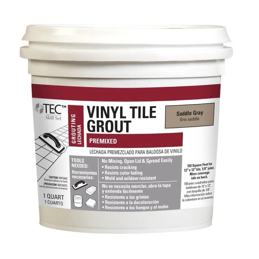 TEC Skill Set 32oz Delorean Gray Acrylic Premix Grout in the Grout