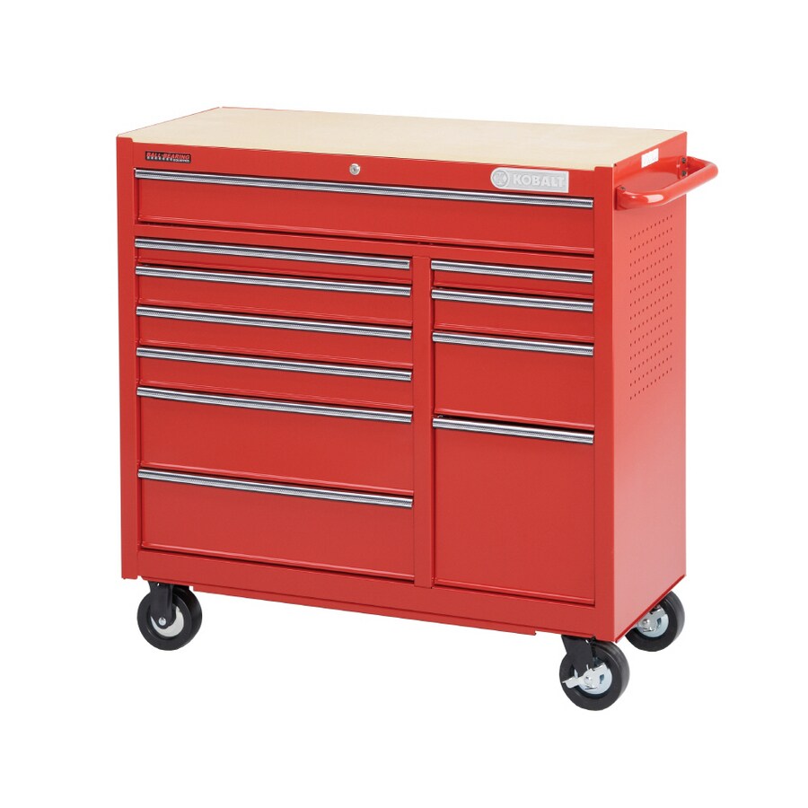 Kobalt 11Drawer 41" Steel Tool (Red) at