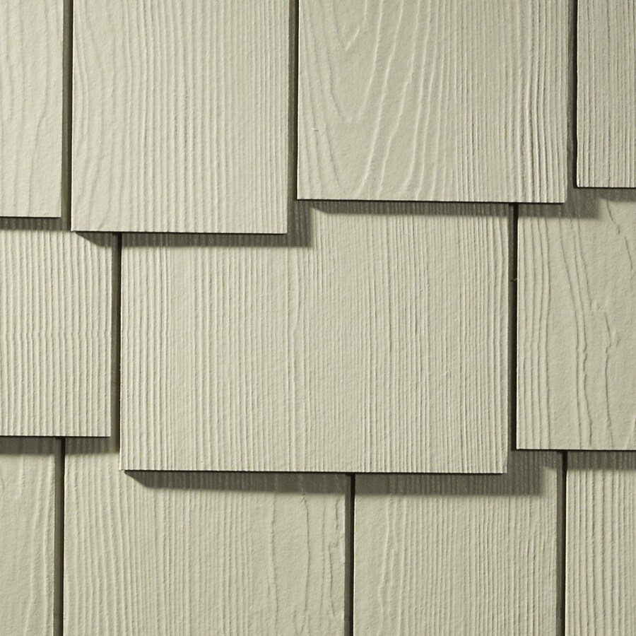 James Hardie Hardieshingle 15.25in x 48in Primed Harris Cream