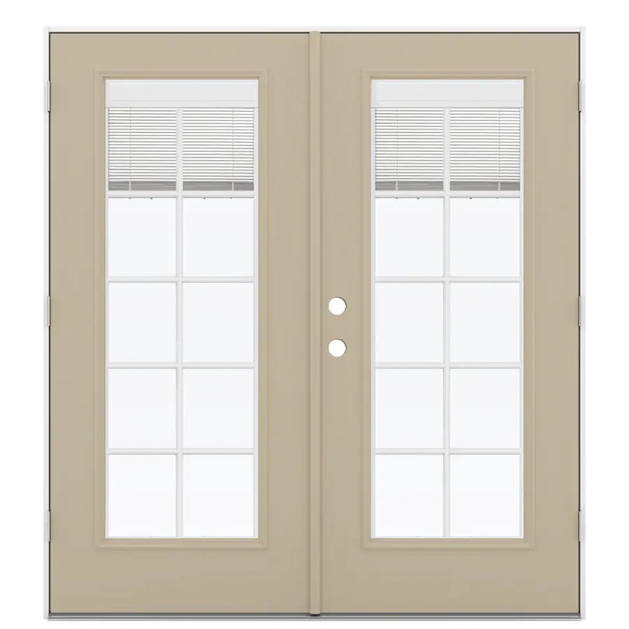 JELDWEN 71.5in x 79.5in Blinds Between the Glass LeftHand Outswing