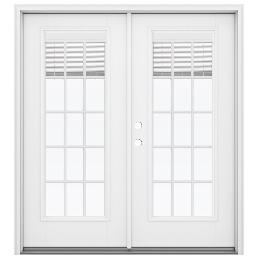 Shop JELDWEN 71.5in x 79.5in Blinds Between the Glass RightHand