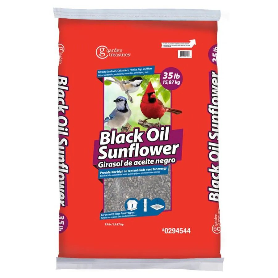 Garden Treasures 35lb Bird Seed Black Oil Sunflower at