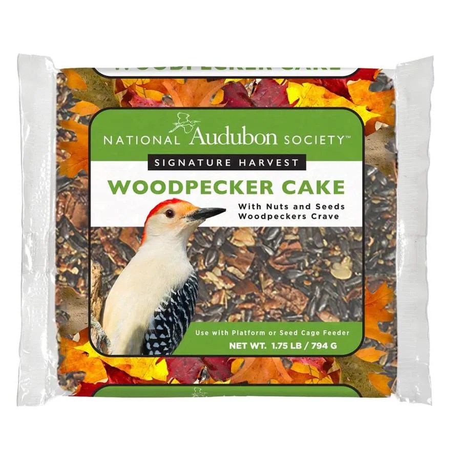 National Audubon Society 1.75lb Signature Harvest Woodpecker Seed Cake