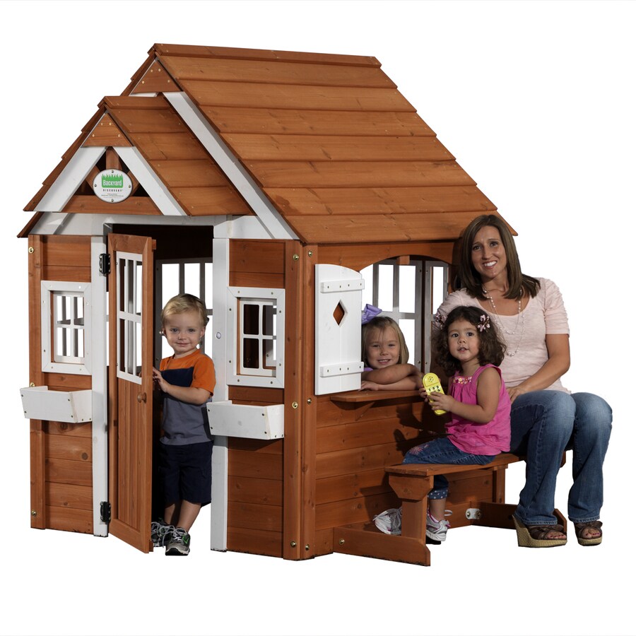 Leisure Time Products The Winchester Cedar Playhouse in the Playhouses