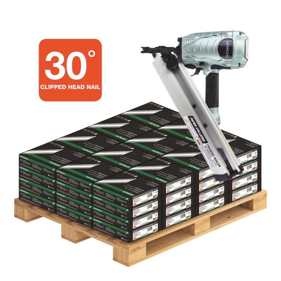 Hitachi 3in 30 Pneumatic Framing Nails (120000Count) in the Framing