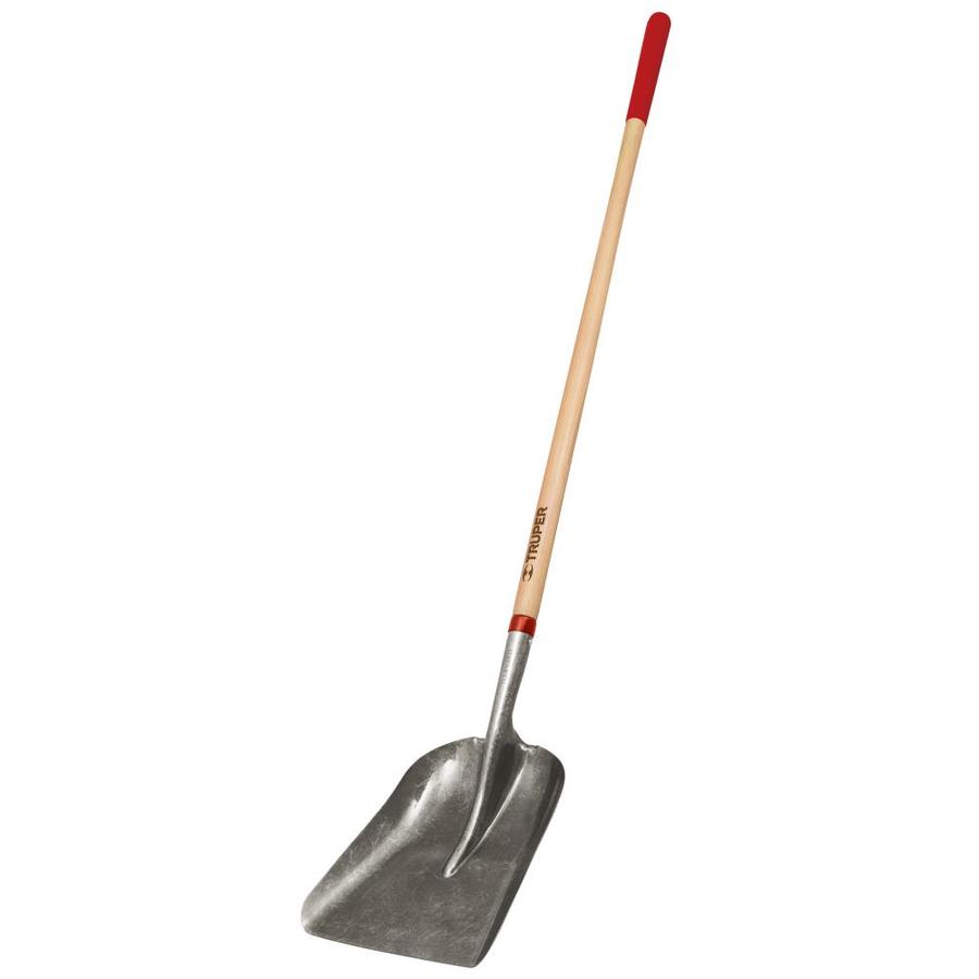 Truper Longhandle Wood Scoop in the Shovels & Spades department at