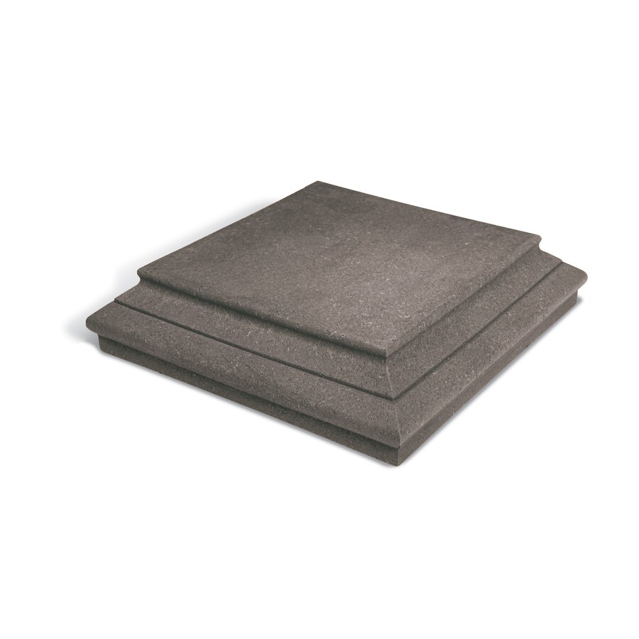 MoistureShield 6in x 6in Cape Cod Gray Composite Deck Post Cap in the Deck Post Caps