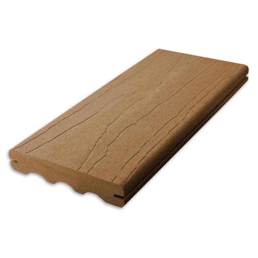 Shop ChoiceDek Foundations Harvest Brown Groove Composite Deck Board