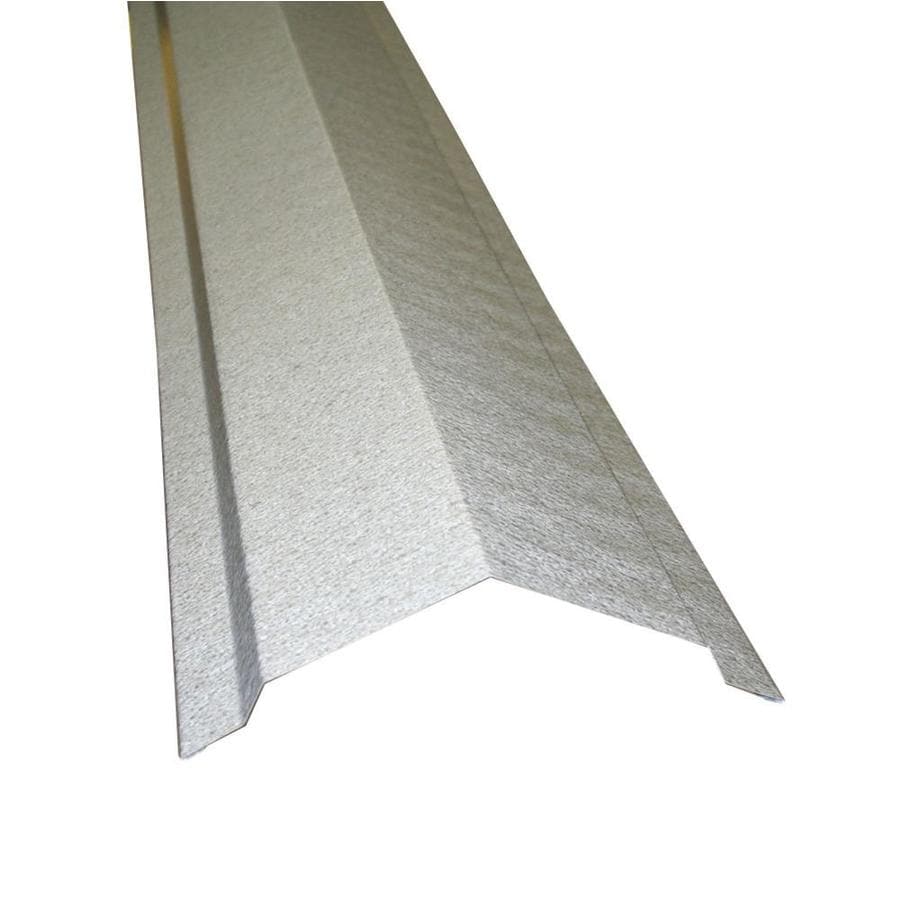 Union Corrugating 14in x 120in Gray Steel Stick Roof Ridge Vent in