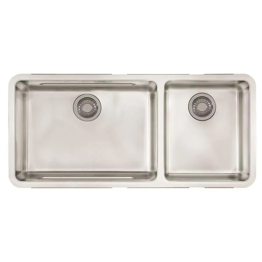 Franke Kubus 39in x 17.9375in Stainless Steel DoubleBasin Undermount