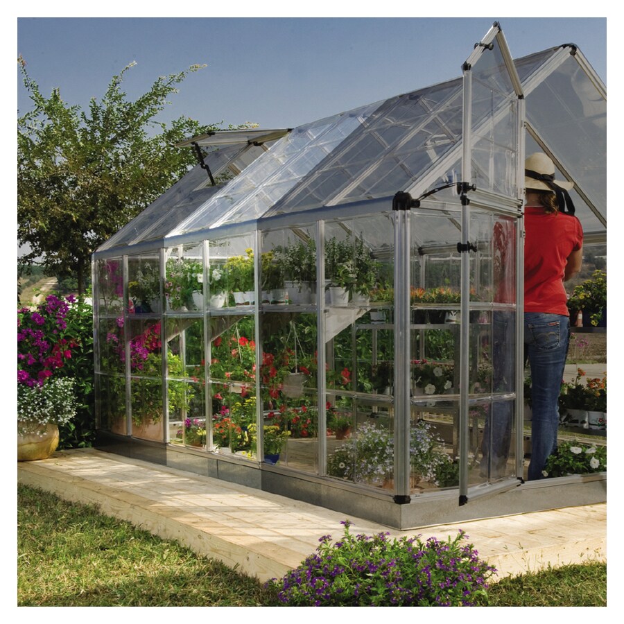 Snap and Grow 4' Extension Kit for 6' x 8' Greenhouse in the