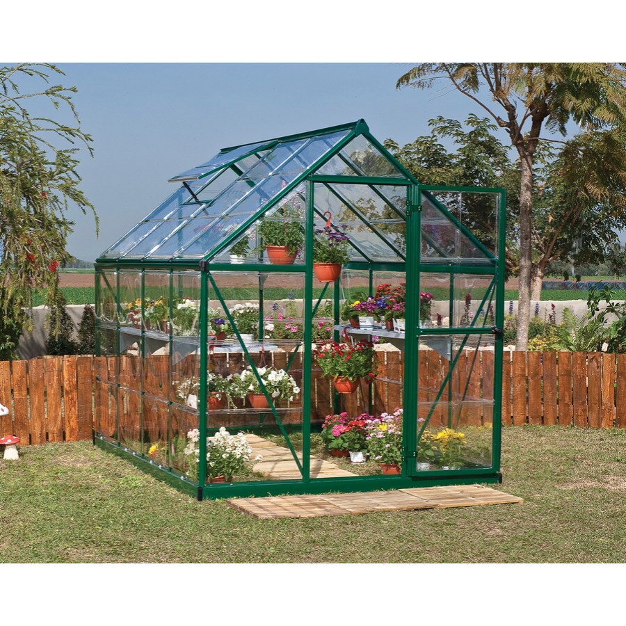 Palram Harmony Greenhouse 8.13ft L x 6.06ft W x 6.85ft H Greenhouse
